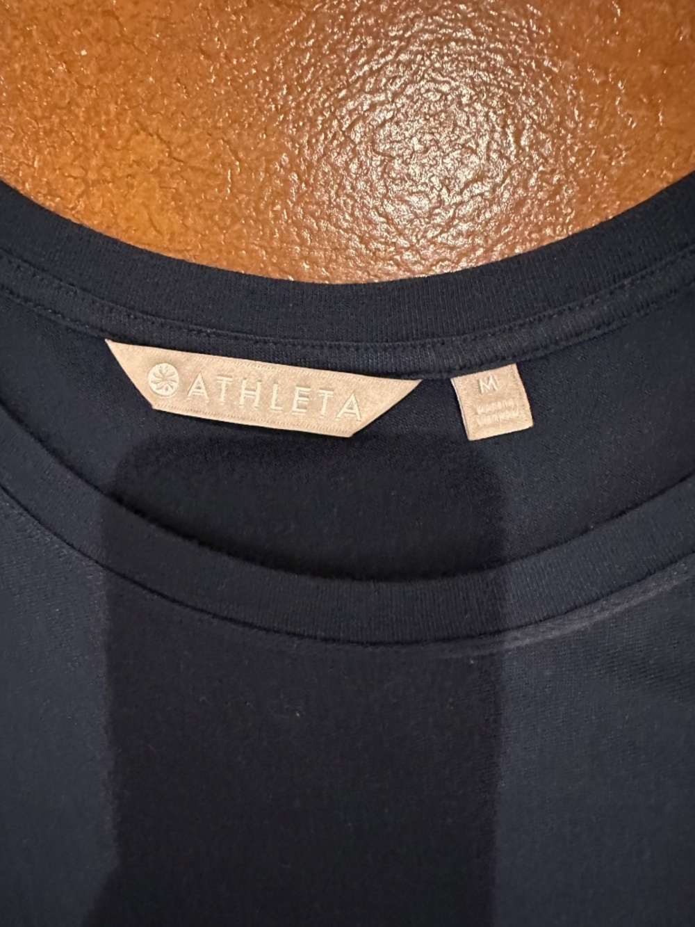 Athleta Oversized Stretchy Navy Long Sleeve Top - Size M - Picture 7 of 7